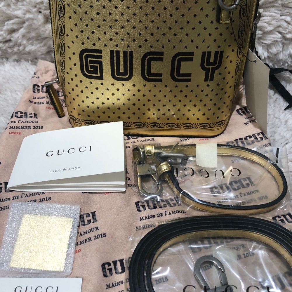 NEW GUCCI HANDBAGS GUCCY SEGA 511189 K2YPN 8275 CROSSBODY BAG - Picture 10 of 12